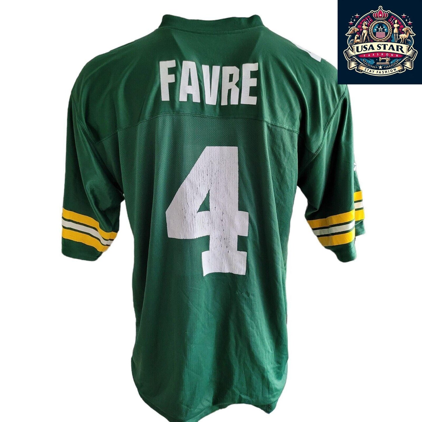 Brett Favre Jersey #4 Green Bay Packers NFL Reversible XL - Game Day Classic Gear - USASTARFASHION