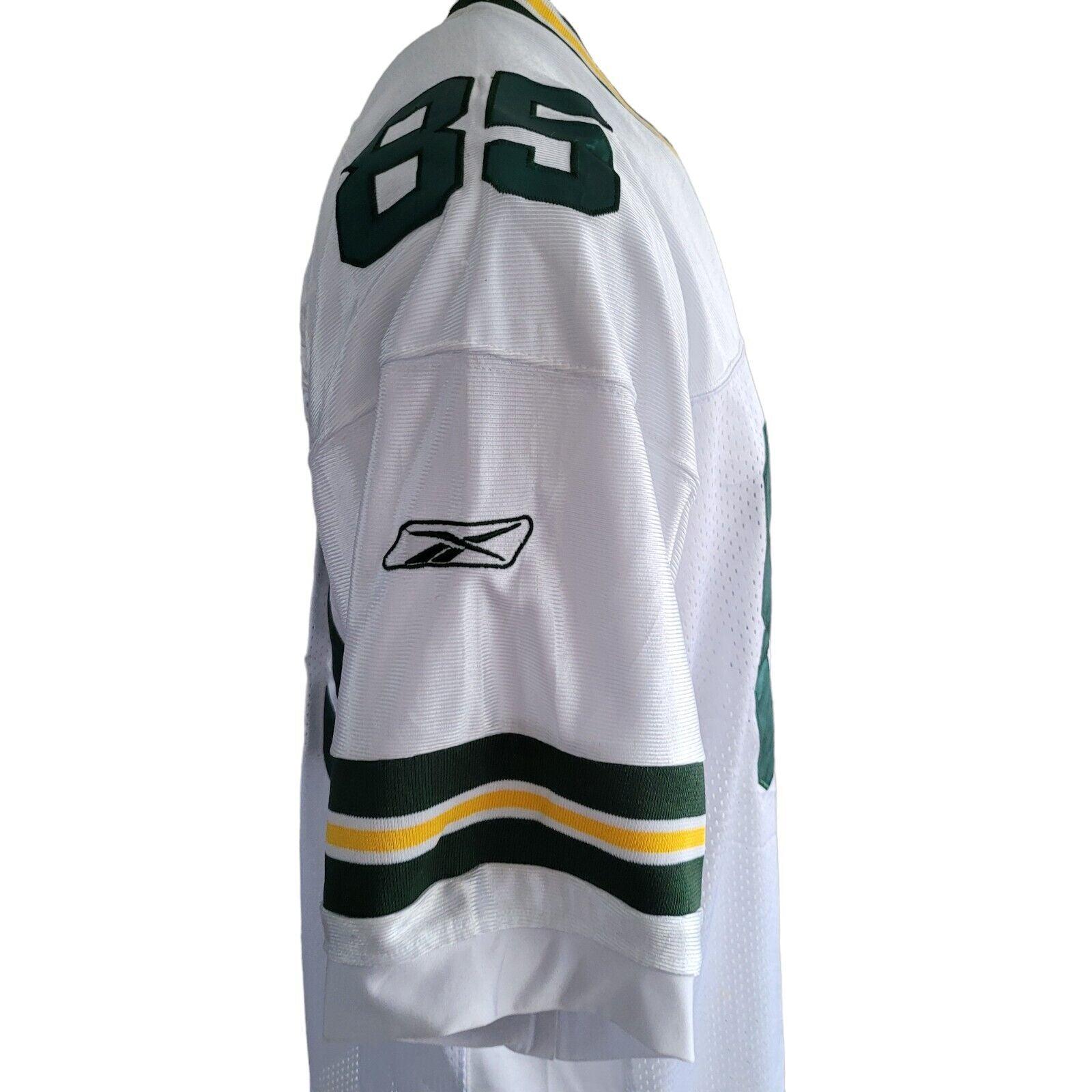 Green Bay Packers #85 Greg Jennings Reebok Authentic NFL Jersey - Size 56-USASTARFASHION