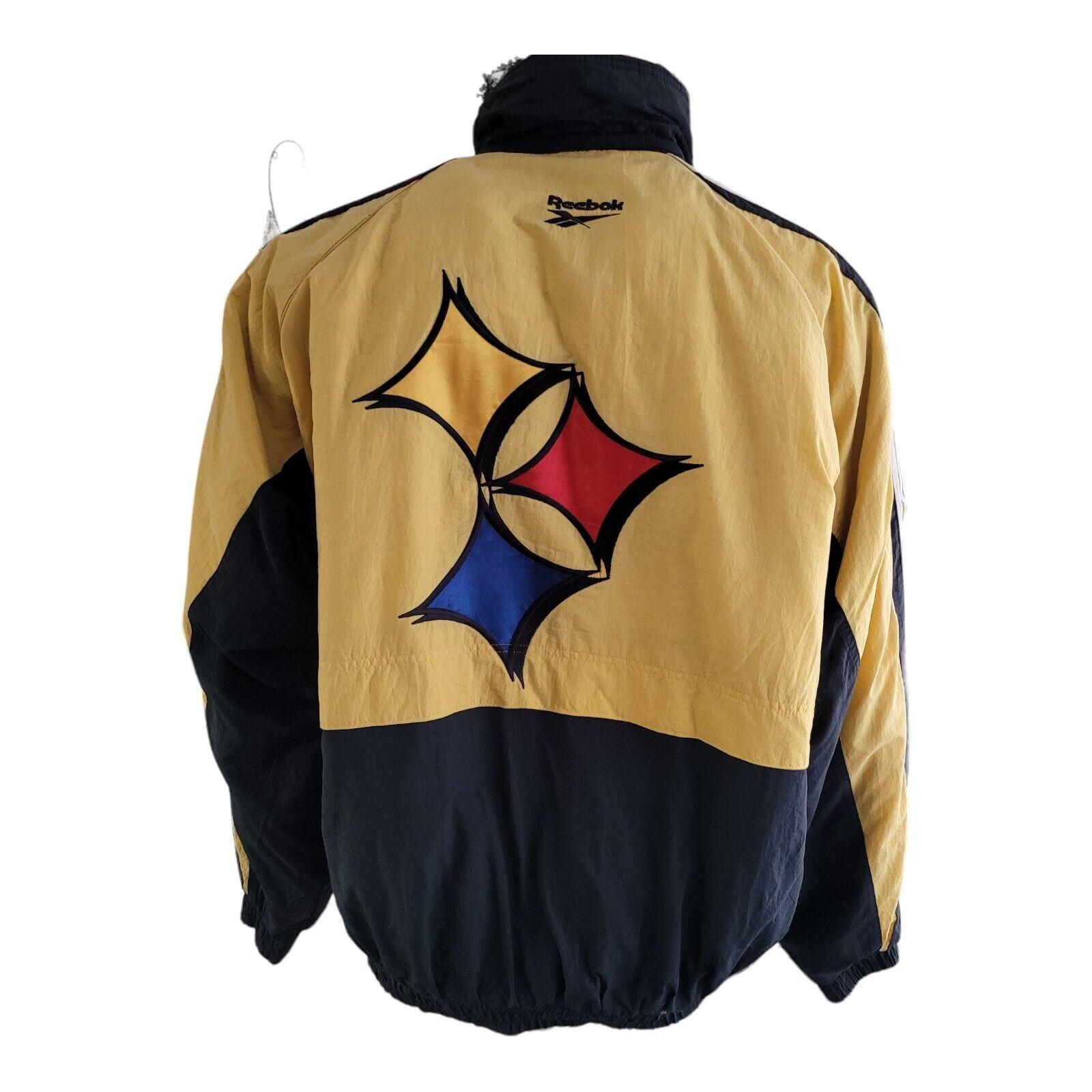 Reebok Steelers NFL Padded Jacket XL | Insulated Puffer Design-USASTARFASHION