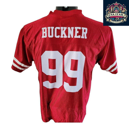 Youth San Francisco 49ers Jersey DeForest Buckner 99 - Comfortable Fit, Iconic Red Design - USASTARFASHION