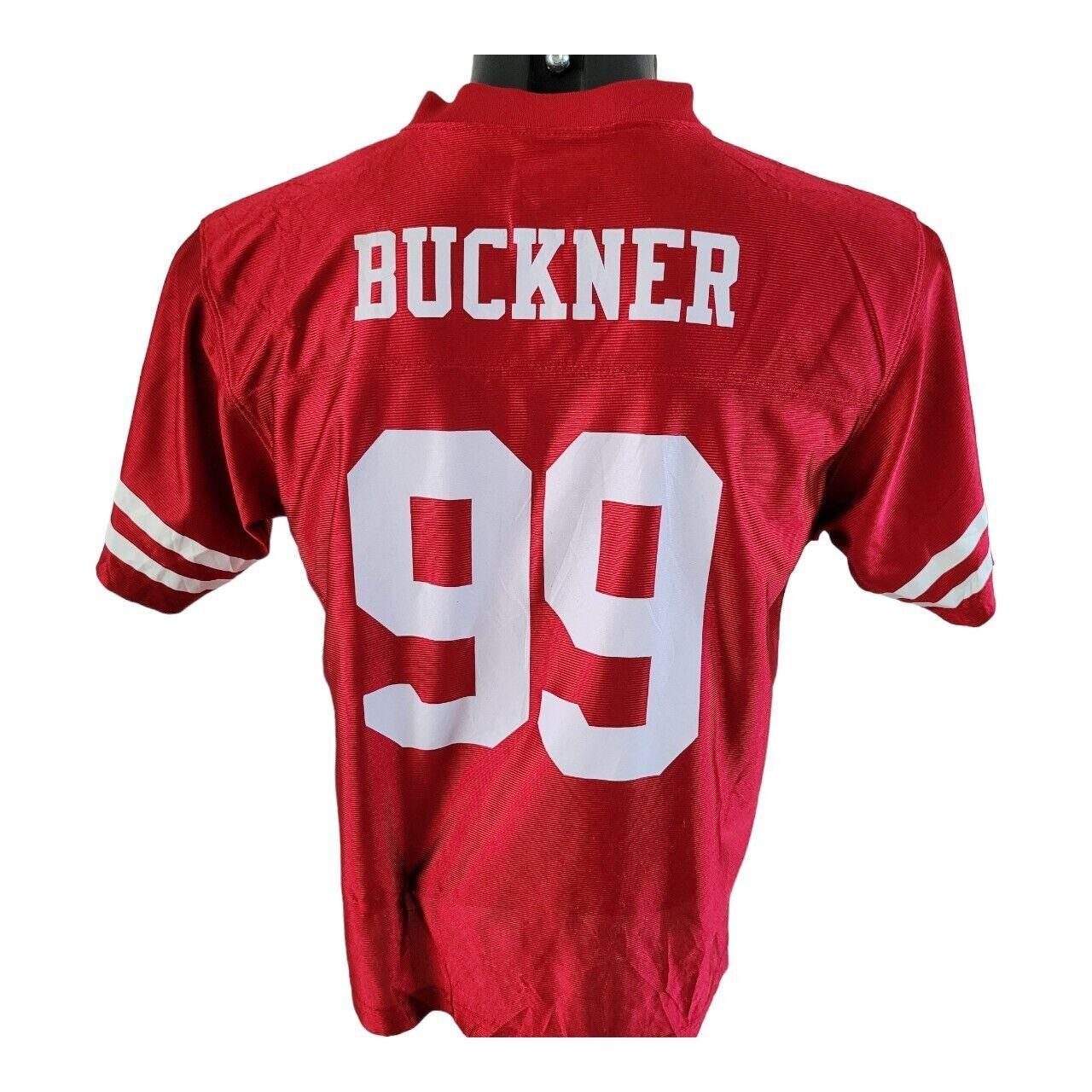 NFL Team Apparel Youth 14-16 Red San Francisco 49ers Deforest Buckner #99 Jersey-USASTARFASHION