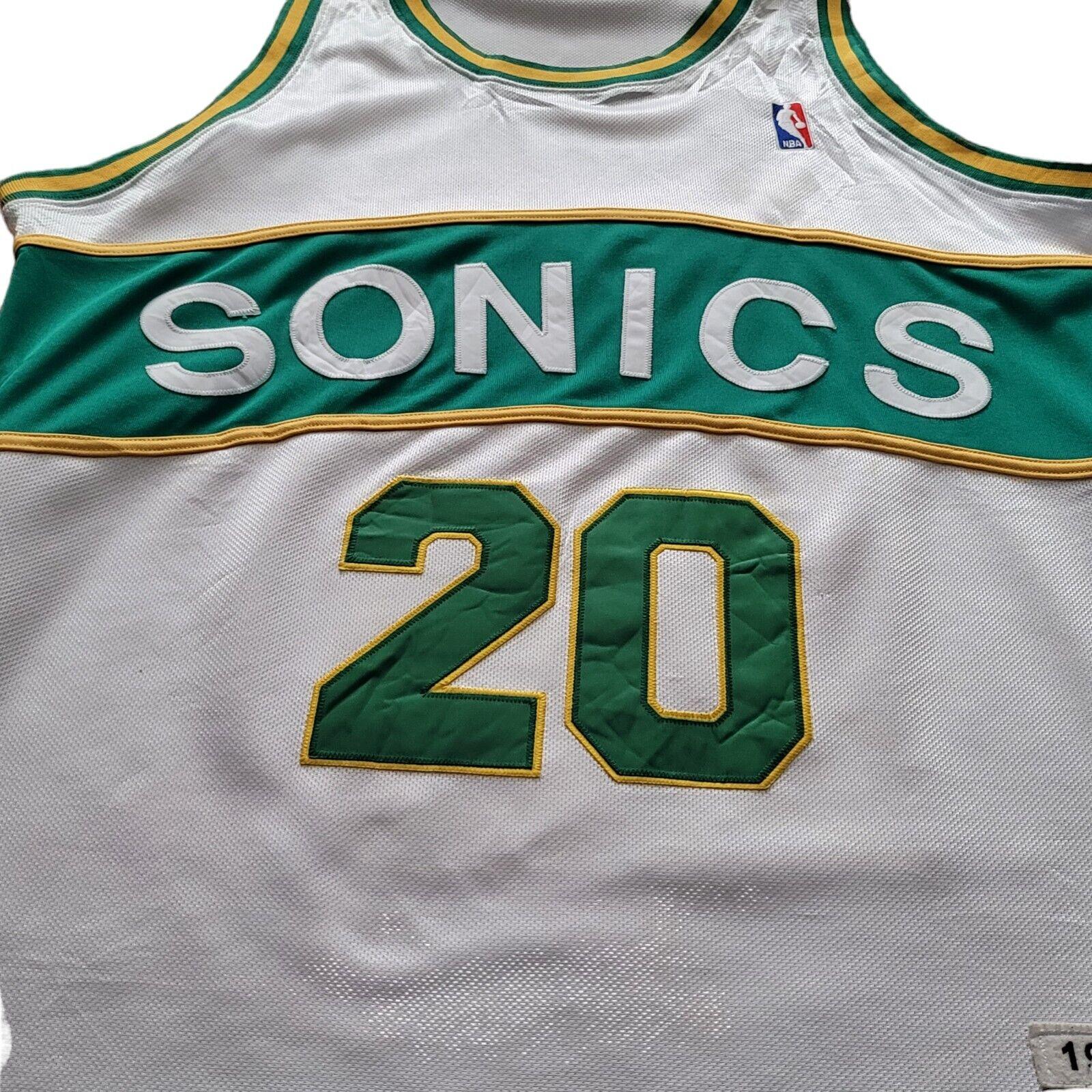 Mitchell & Ness Gary Payton #20 Seattle SuperSonics NBA Jersey 1983-94 Size 54 USA-USASTARFASHION