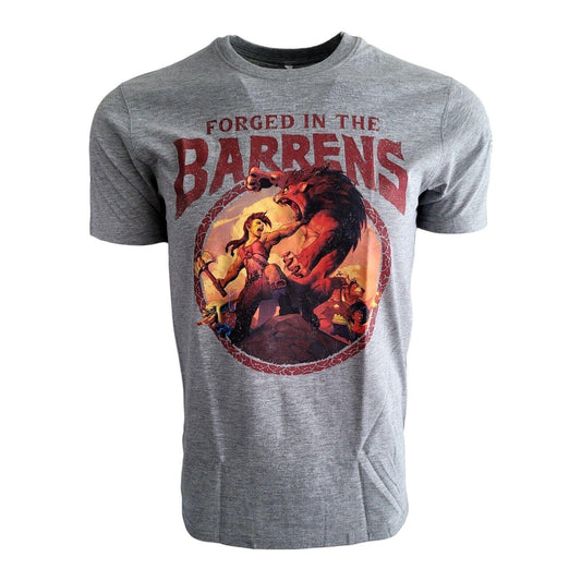 Blizzard World of Warcraft Horde Forged in the Barrens T Shirt Bnwt-USASTARFASHION