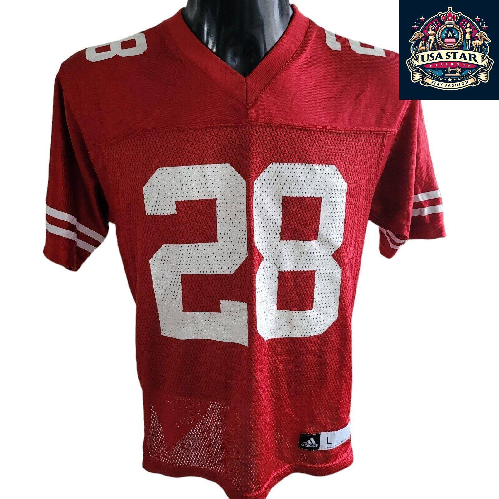 Authentic #28 Montee Ball Wisconsin Badgers Youth Jersey Size L - Iconic Design & Comfort - USASTARFASHION