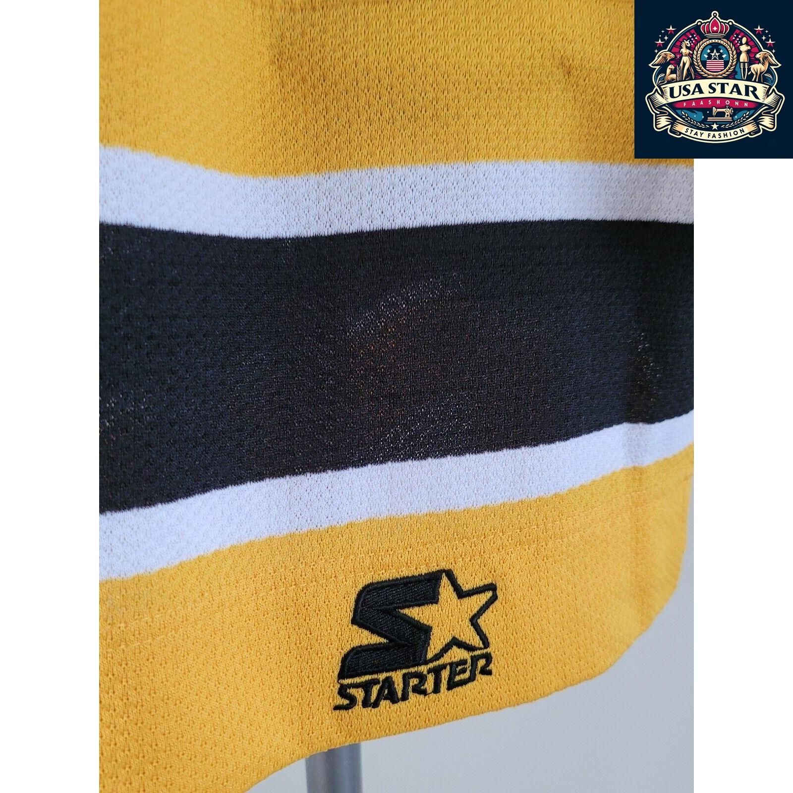 Starter NHL Jersey, Size L/XL, Vibrant Color, Breathable Fabric, Perfect for Game Days and Active Wear - USASTARFASHION