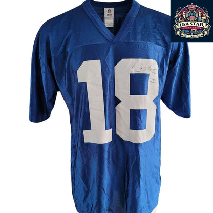 Peyton Manning Colts Jersey #18 - Authentic XL NFL Vintage, Iconic Design, Comfortable Fit - USASTARFASHION