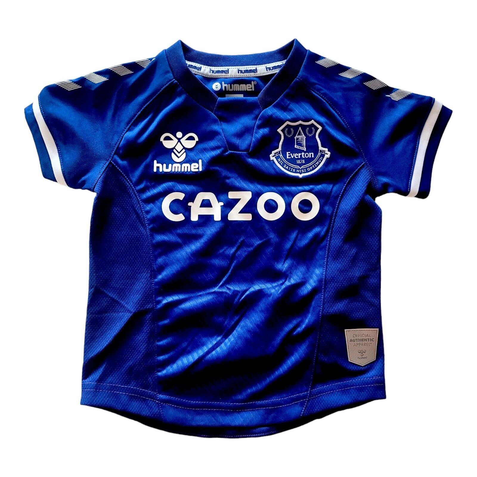 Everton Hummel Jersey Savage #01 6-12M - Official Licensed Product-USASTARFASHION