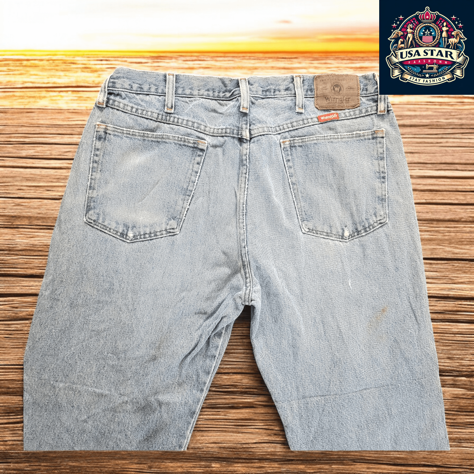 Vintage Lee Jeans W32 L30 Blue Straight Leg Grade B - USA Made Durable Denim for Timeless Style - USASTARFASHION