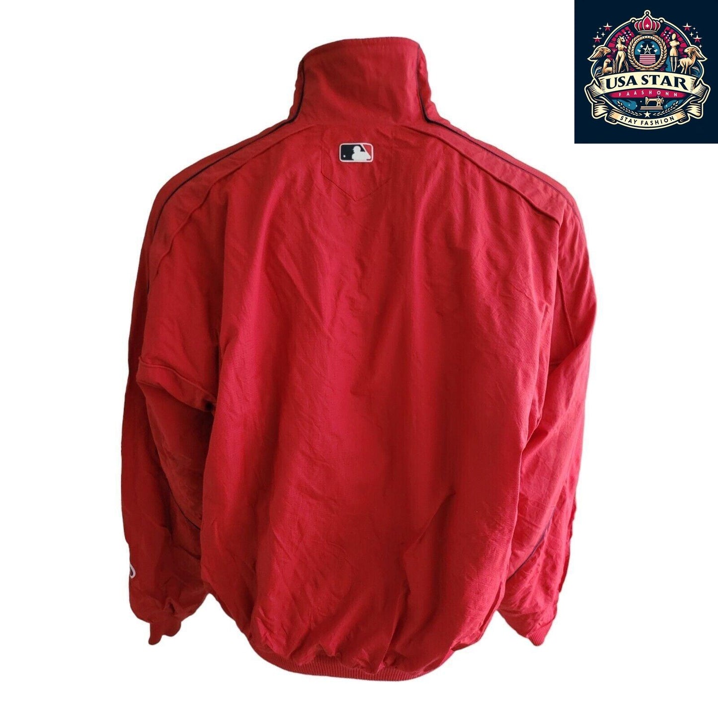 Boston Red Sox Jacket XL - Official Licensed Majestic Full Zip with Iconic Logo & Pockets - USASTARFASHION