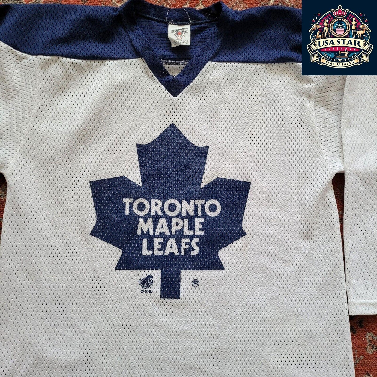 Toronto Maple Leafs Jersey Youth - Vintage NHL Ravens L, Classic Design, Comfortable Fit - USASTARFASHION