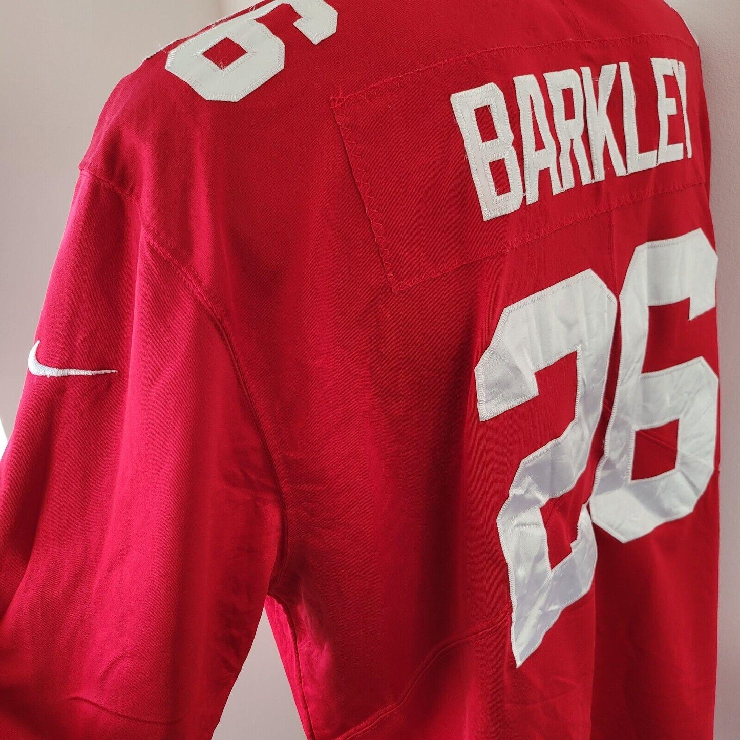 SAQUON BARKLEY #26 Giants Red NFL Jersey XL - Nike On Field Men's-USASTARFASHION