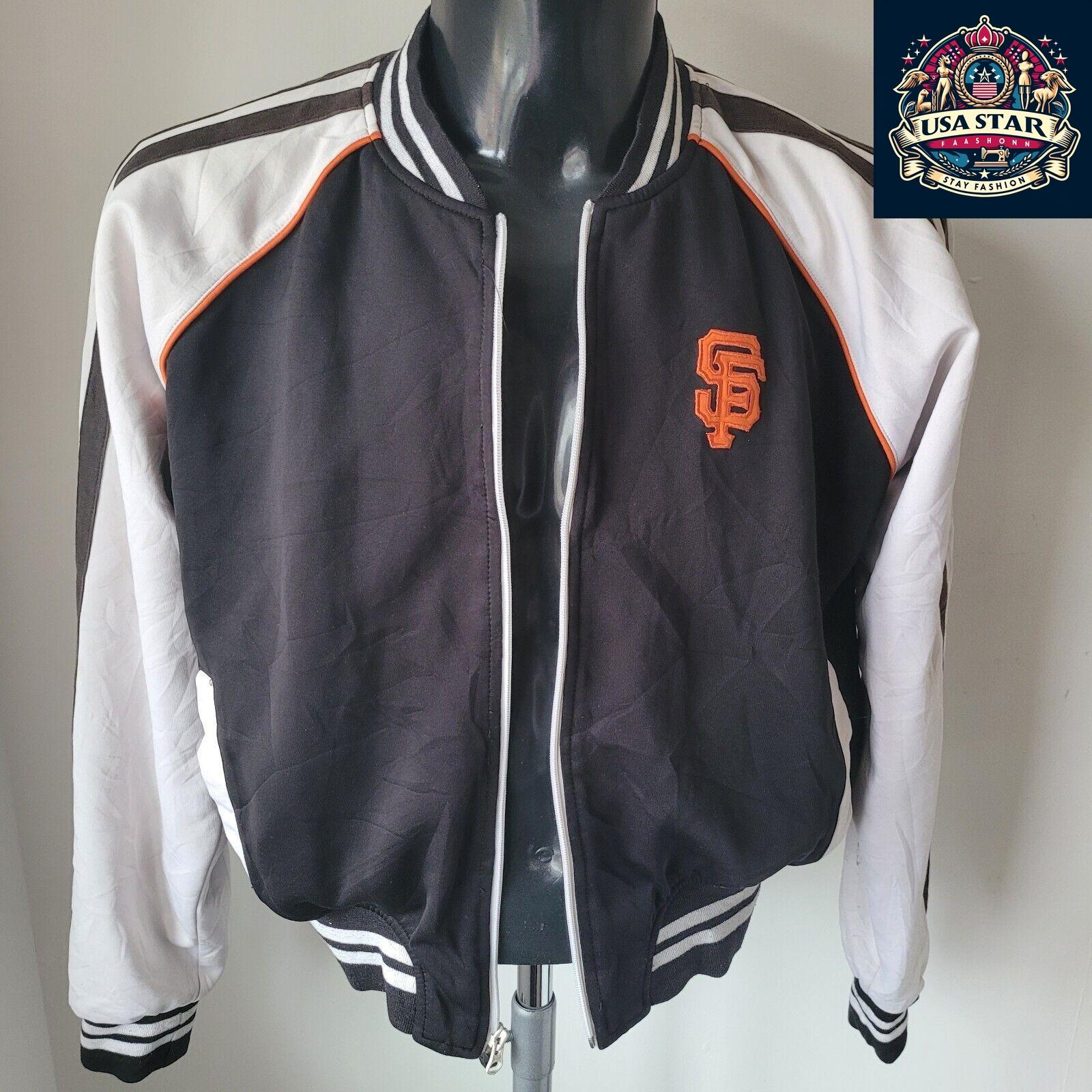 San Francisco Giants Bomber Jacket Black Medium - Stylish Lightweight Design for Fans - USASTARFASHION