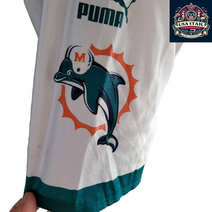 Authentic PUMA Miami Dolphins Jersey Z. Thomas #54 Adult XL Vintage Style Good Condition - USASTARFASHION