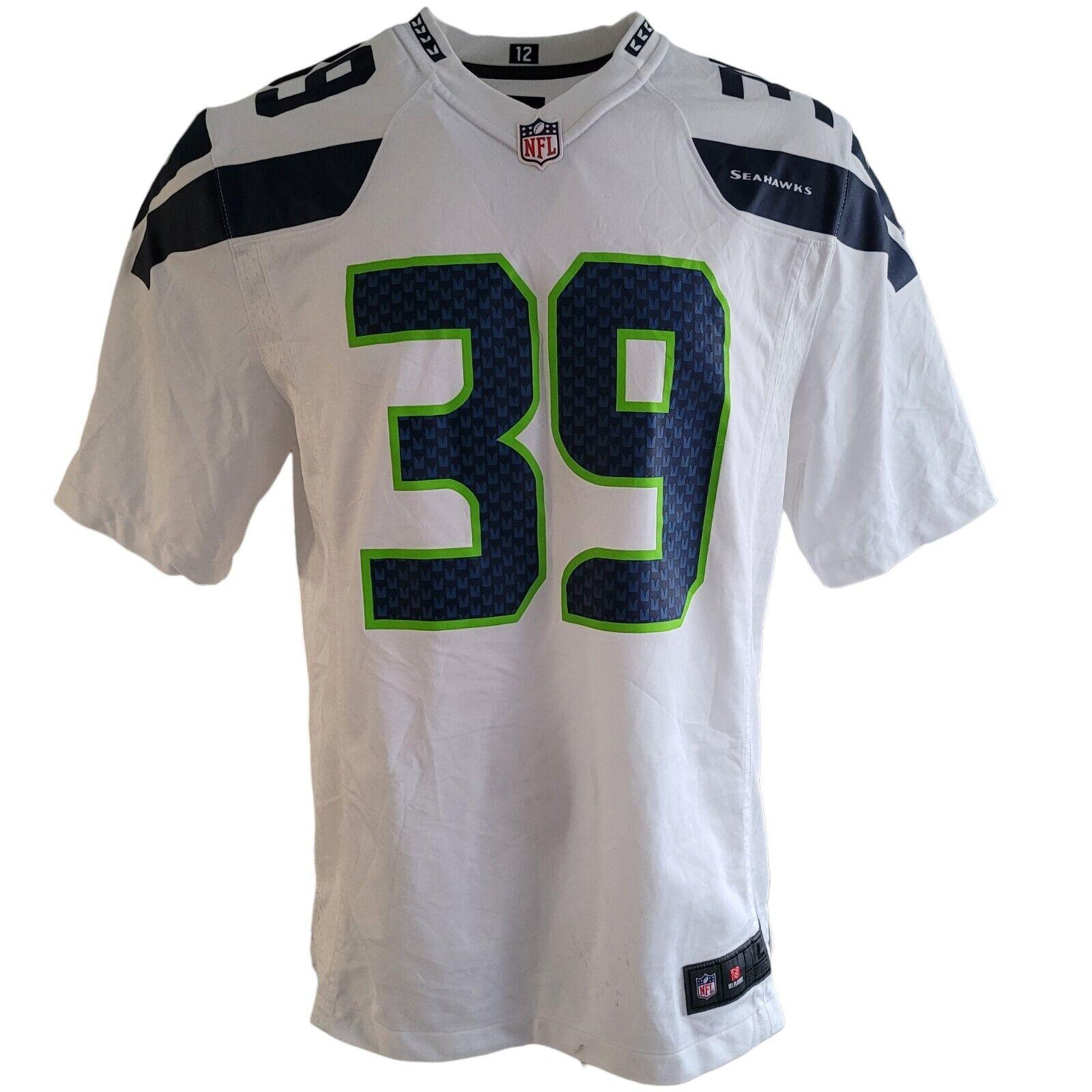 Seattle Seahawks Browner #39 Authentic Nike NFL Jersey for Men-USASTARFASHION