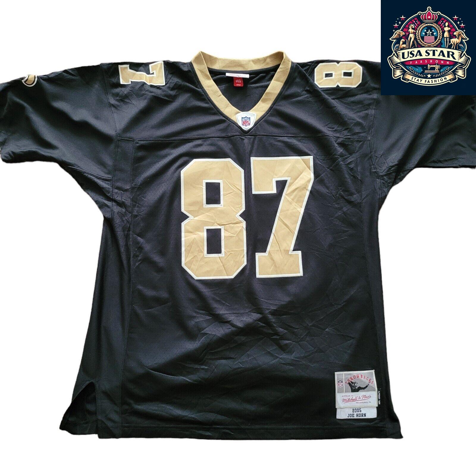 Joe Horn New Orleans Saints Mitchell And Ness NFL Jersey 2005 Sz 44 (L) - Legendary Player Tribute - USASTARFASHION