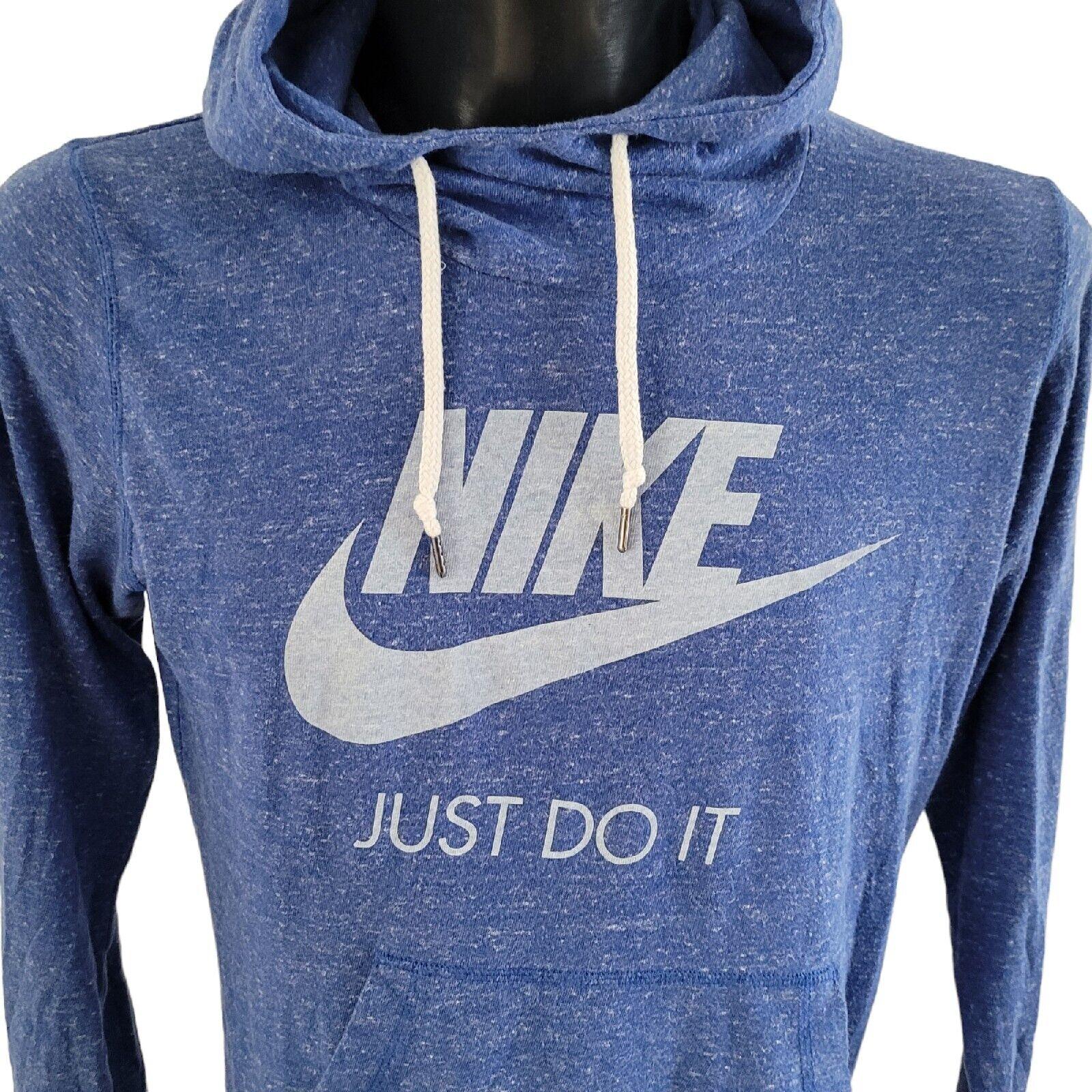 Women's Nike "Just Do It" Hoodie Size Large | Cozy Fit, Motivational Slogan, Vintage Grade A-USASTARFASHION