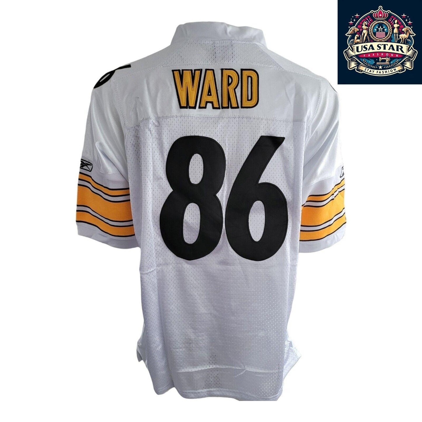 Pittsburgh Steelers Jersey Hines Ward #86 NFL On Field Adult Large - Authentic & Comfy Fit - USASTARFASHION