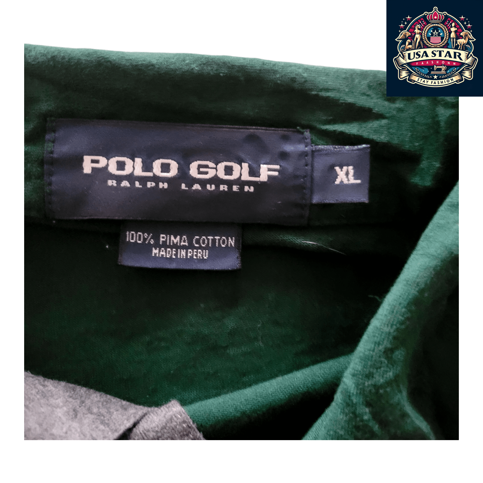 Polo Golf Ralph Lauren Shirt Men's XL Green Pima Cotton - Stylish, Comfortable, Versatile USASTARFASHION