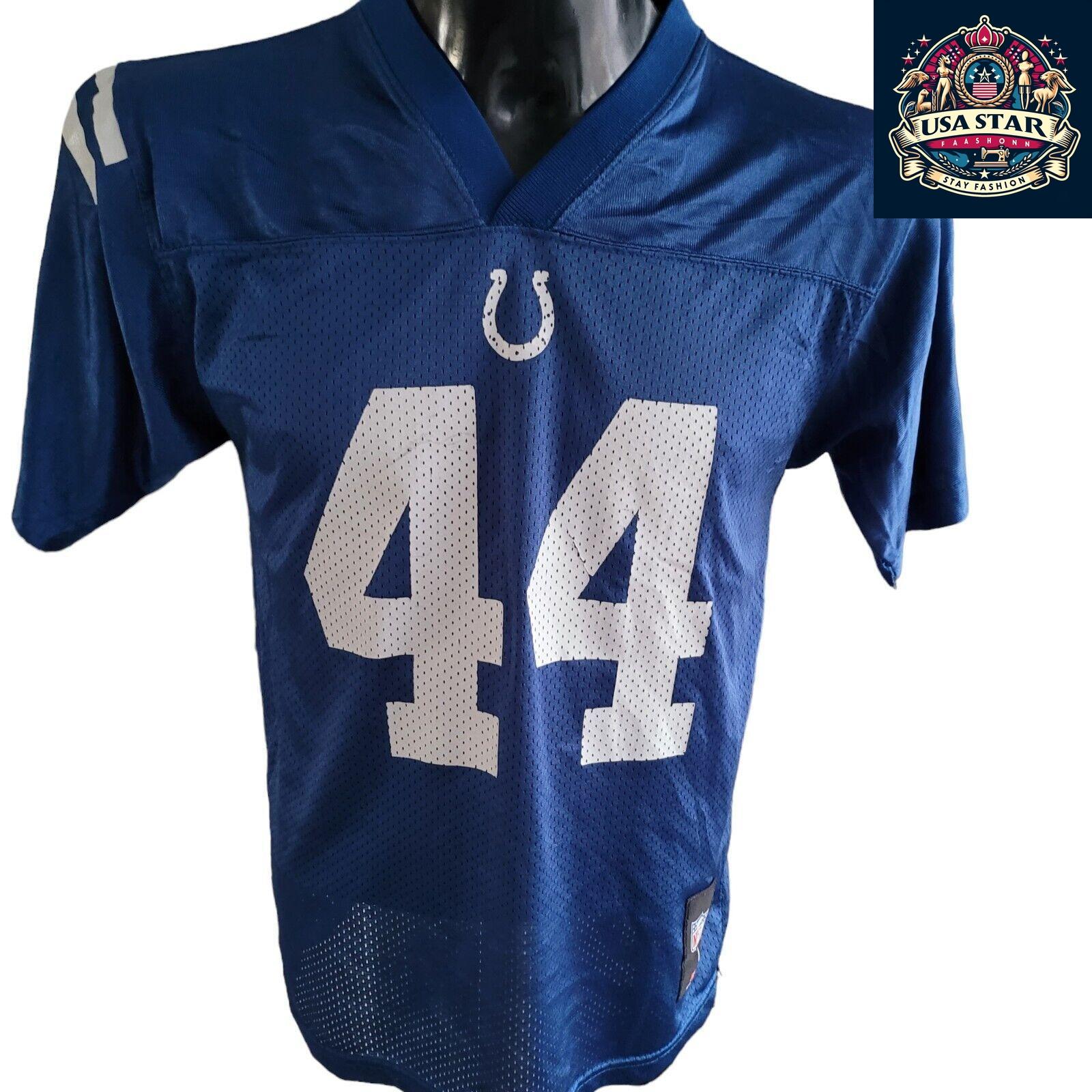 Indianapolis Colts Jersey Youth Large Dallas Clark #44 - Comfortable Fan Apparel for Young Fans - USASTARFASHION