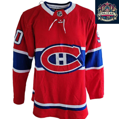 Adidas Montreal Canadiens Jersey Tatar #90 NHL Men's Size L - Durable, Breathable Fan Gear - USASTARFASHION