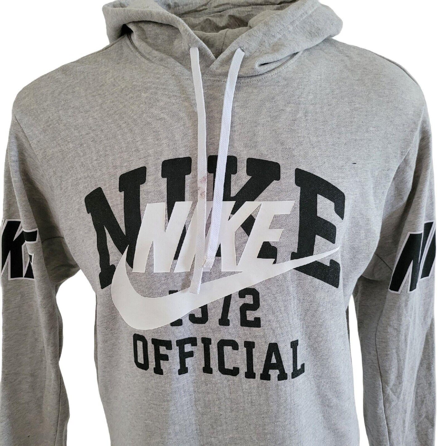 Nike 1972 Official Hoodie Size S Retro Pullover with Vintage Print-USASTARFASHION