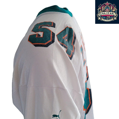 Authentic PUMA Miami Dolphins Jersey Z. Thomas #54 Adult XL Vintage Style Good Condition - USASTARFASHION