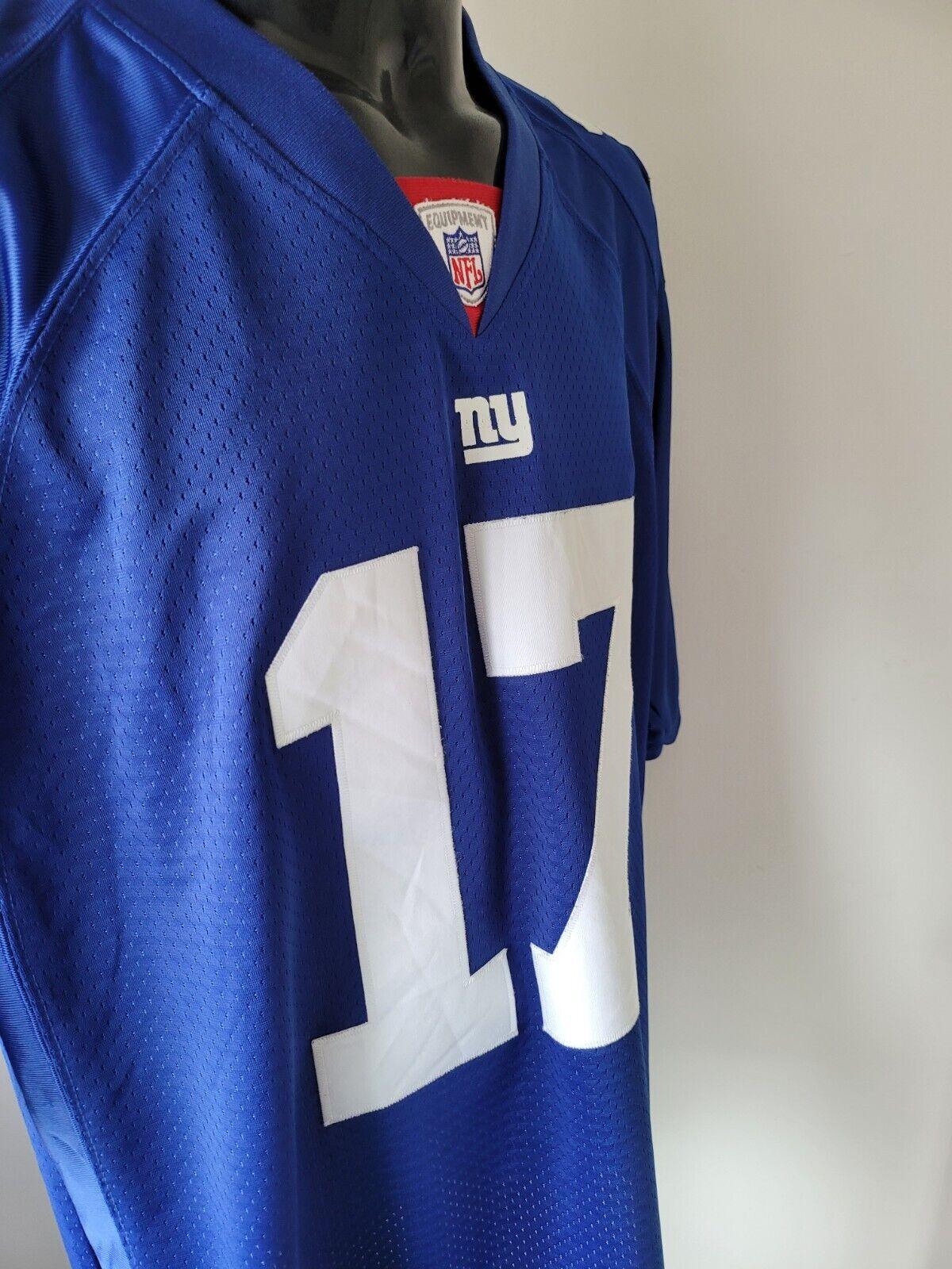 New York Giants Reebok NFL Jersey #17 Burress Classic Throwback in Rare Size L-USASTARFASHION