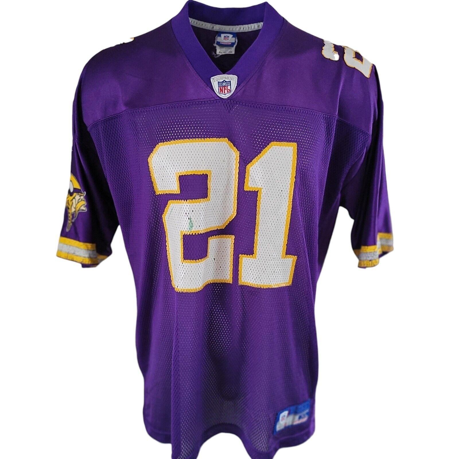 NFL Minnesota Vikings CHAVOUS #21 Men's XL Jersey Purple Retro Vintage-USASTARFASHION