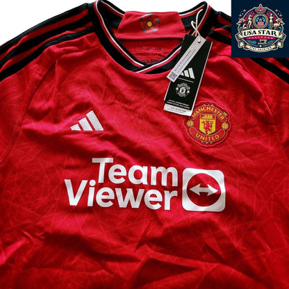 Adidas Manchester United Jersey 2023/24 Youth XL 15-16 Years Red Aeroready Sustainable Design - USASTARFASHION