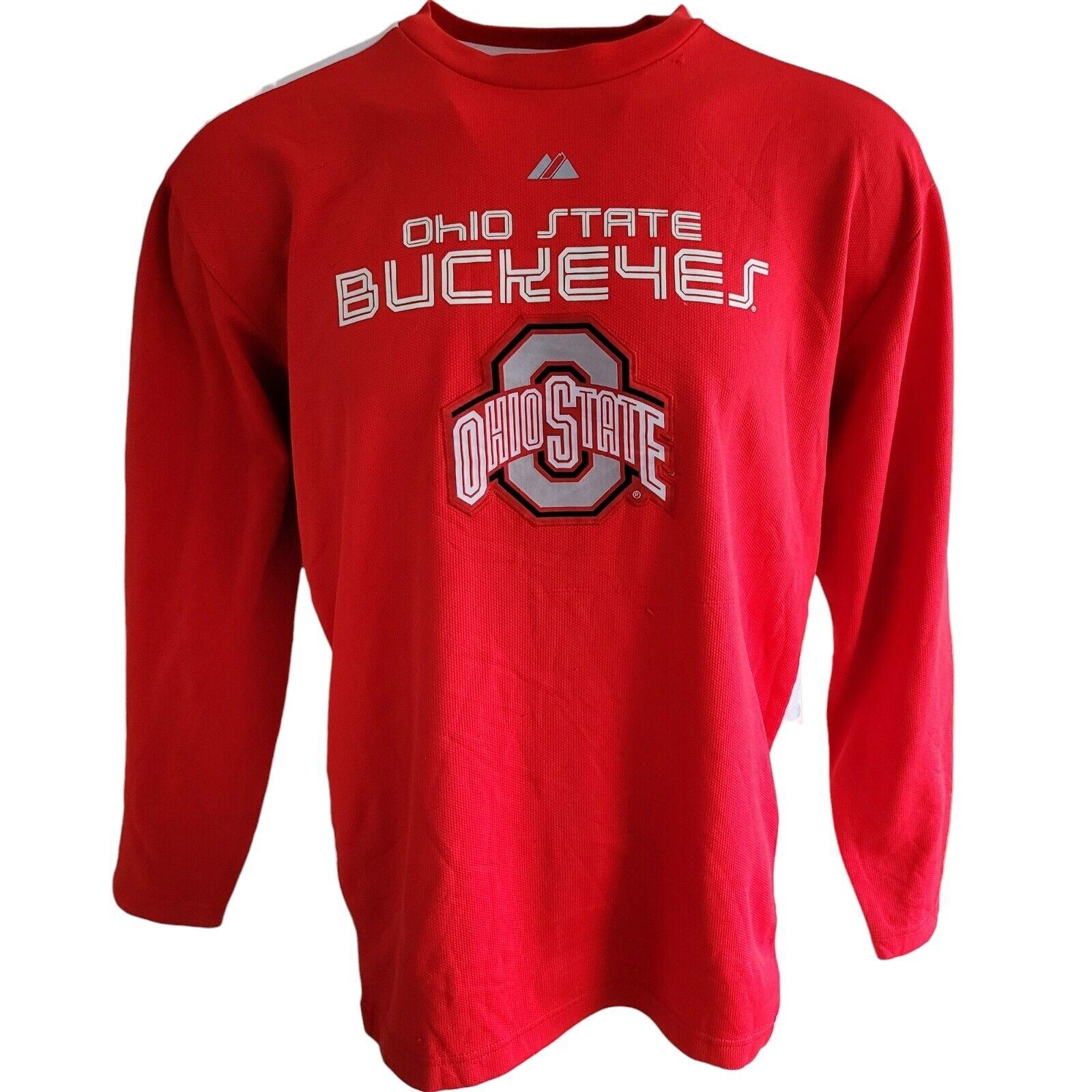 Ohio State Buckeyes Red 90s Football Sweatshirt | Size M/L-USASTARFASHION