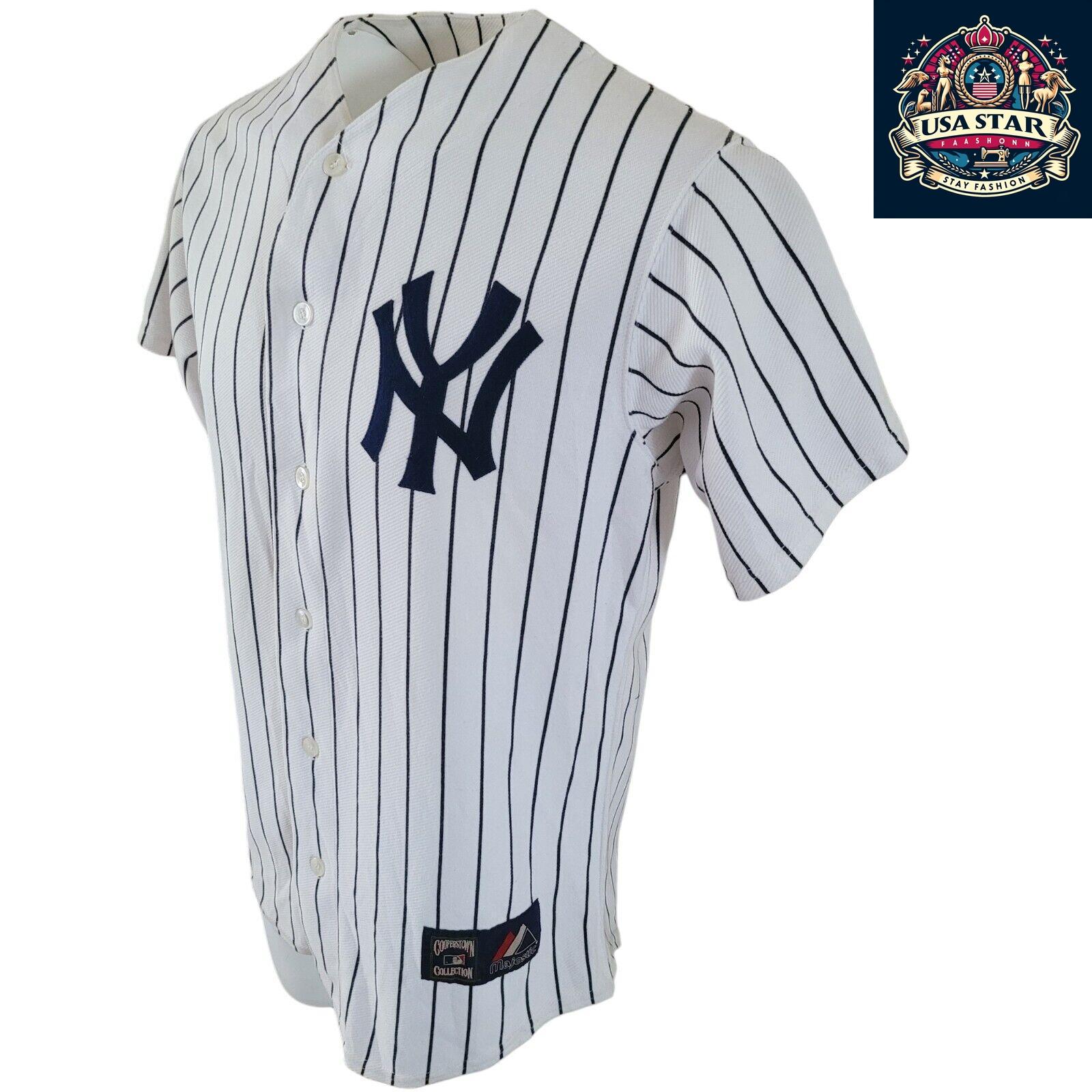 New York Yankees Jersey #7 Mickey Mantle Cooperstown Authentic Collection Size M - USASTARFASHION