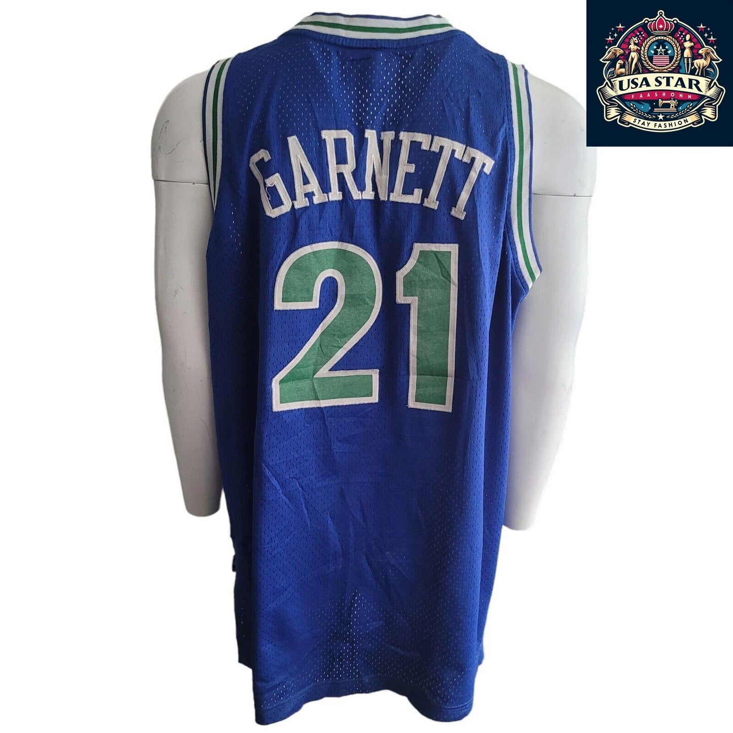 Kevin Garnett #21 Minnesota Timberwolves Jersey Sz L 1996 Hardwood Classics by Adidas - USASTARFASHION