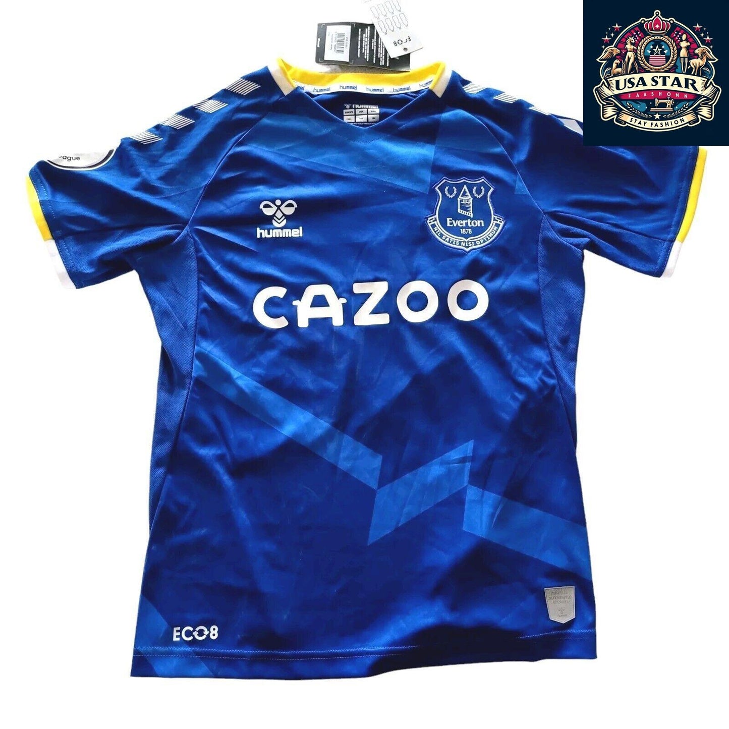 Hummel Everton FC Jersey Youth XXL (Y2XL) Gordon #24 - New With Minor Defect (Missing Letter) - USASTARFASHION