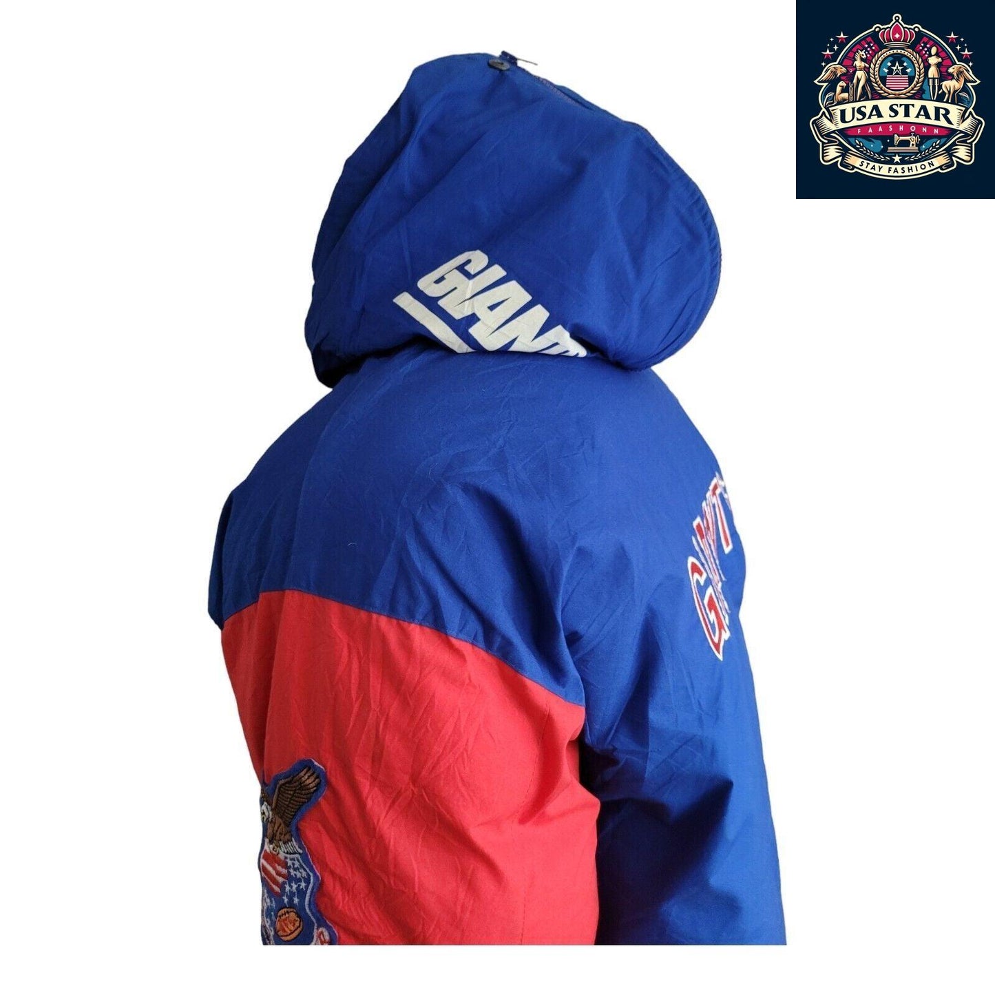 New York Giants Jacket - XL Triple Fat Goose Urban Parka with Down Insulation for Warmth - USASTARFASHION