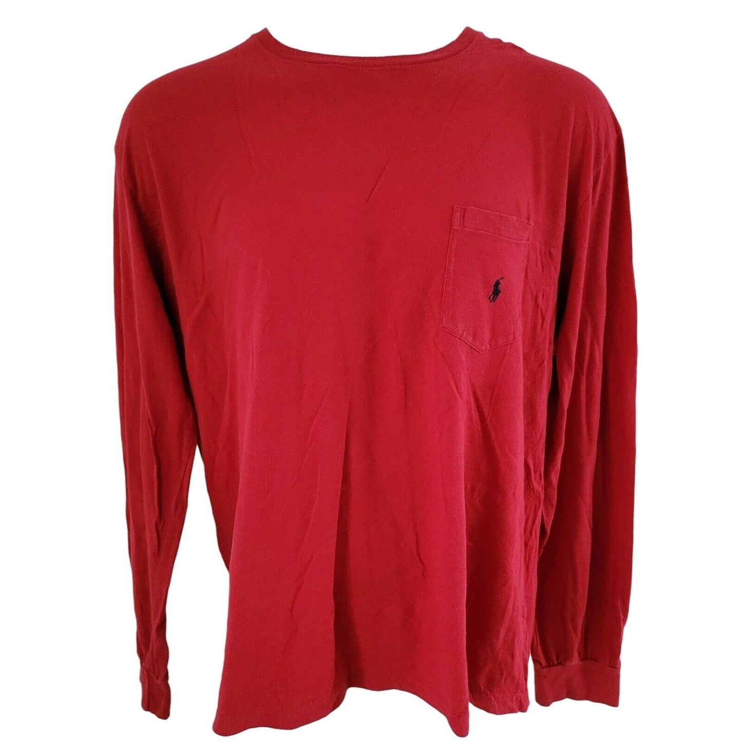 Polo Ralph Lauren Red Cotton Sweatshirt XL 100% Authentic-USASTARFASHION