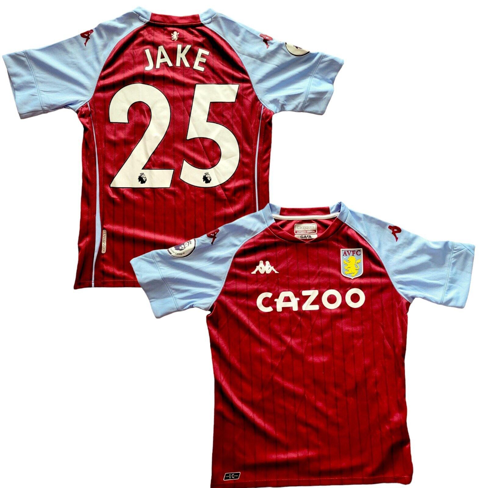 Aston Villa Kid's Kappa Home Shirt (Size 12Y) - Personalized-USASTARFASHION