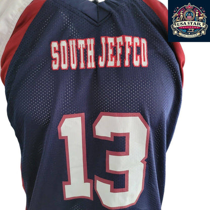 South Jeffco Falcons Jersey #13 - Stylish Adult S, Comfortable Breathable Fabric, Team Spirit - USASTARFASHION