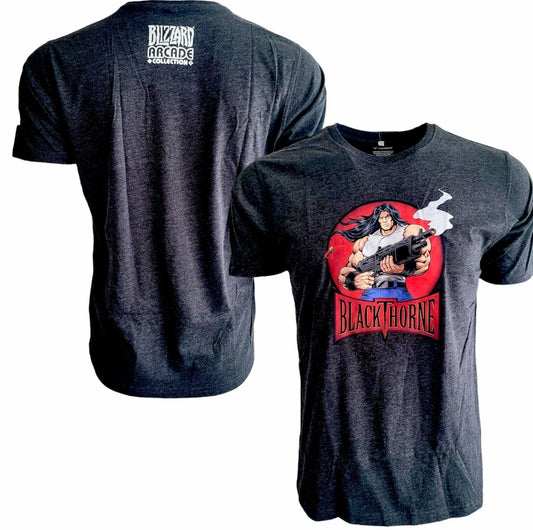 Blizzard Fanatics Black Thorne Rock 'n Roll Racing Arcade Collection T-Shirt-USASTARFASHION