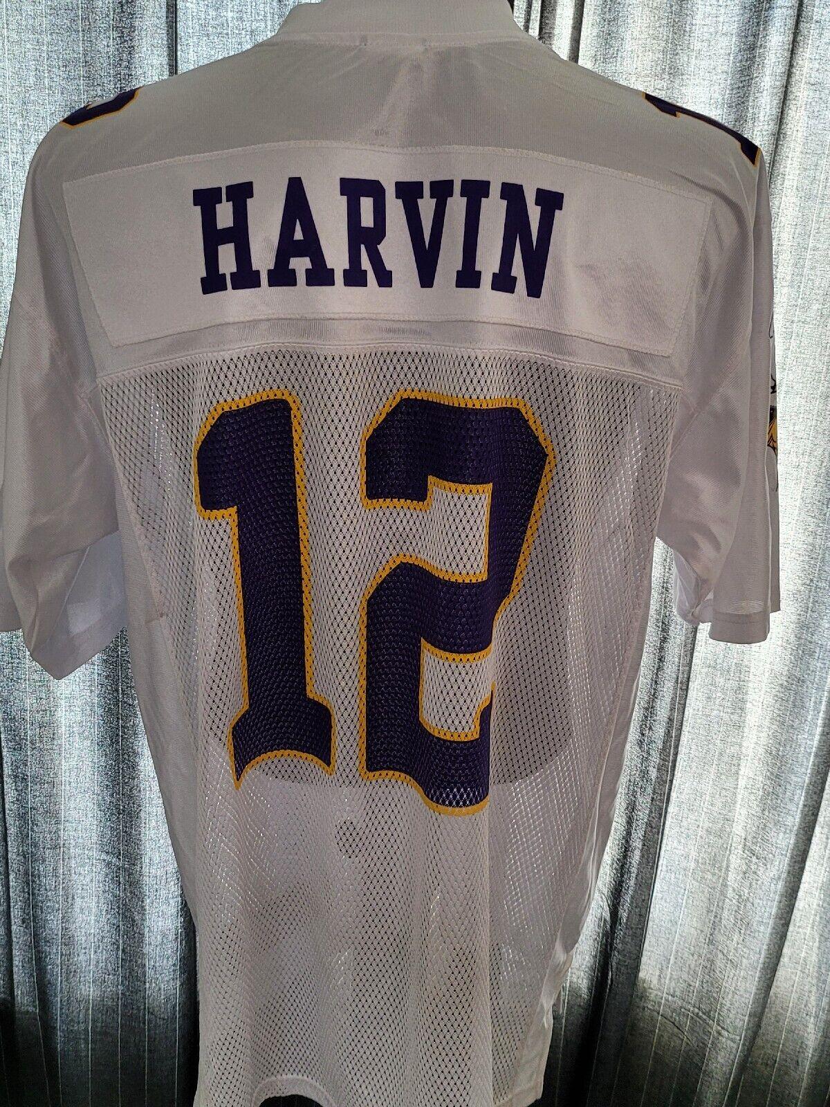 Minnesota Vikings Adult Large Jersey #12 Harvin - NFL Reebok-USASTARFASHION