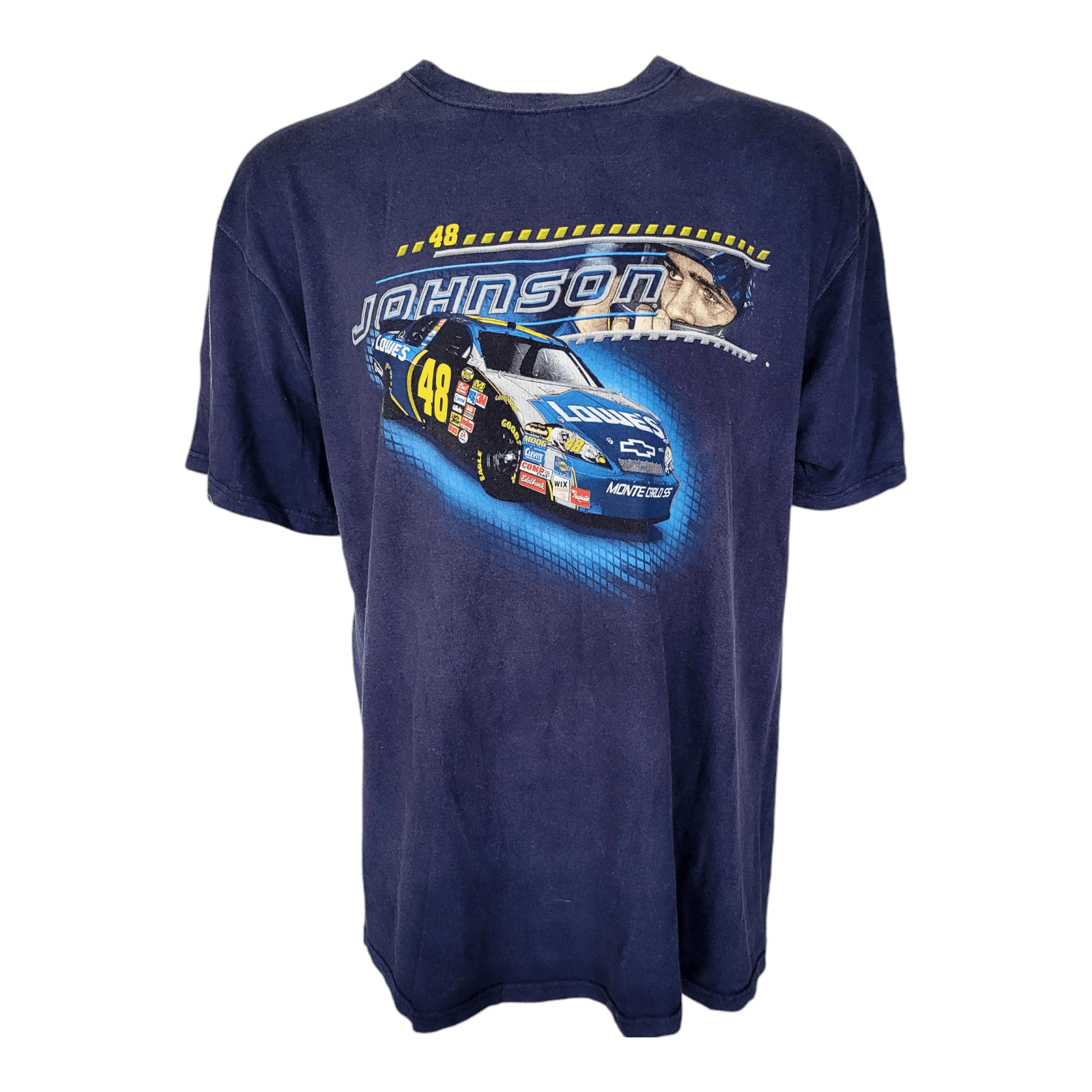 Jimmie Johnson #48 NASCAR T-Shirt XL Chase Authentics Lowe's Chevy Monte Carlo R