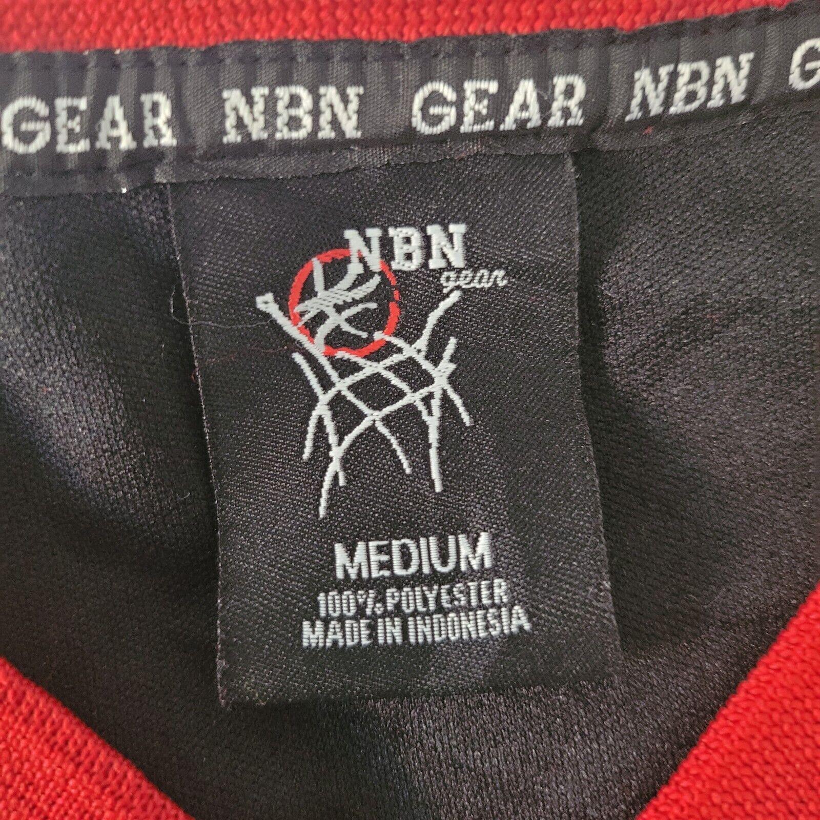 NBN GEAR All Stars T-Shirt - Size M, Breathable Fabric - Stylish Sporty Design, 23" Pit-to-Pit-USASTARFASHION