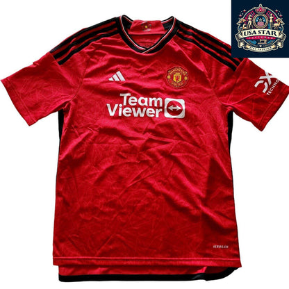 Adidas Manchester United Jersey 2023/24 Youth XL 15-16 Years Red Aeroready Sustainable Design - USASTARFASHION