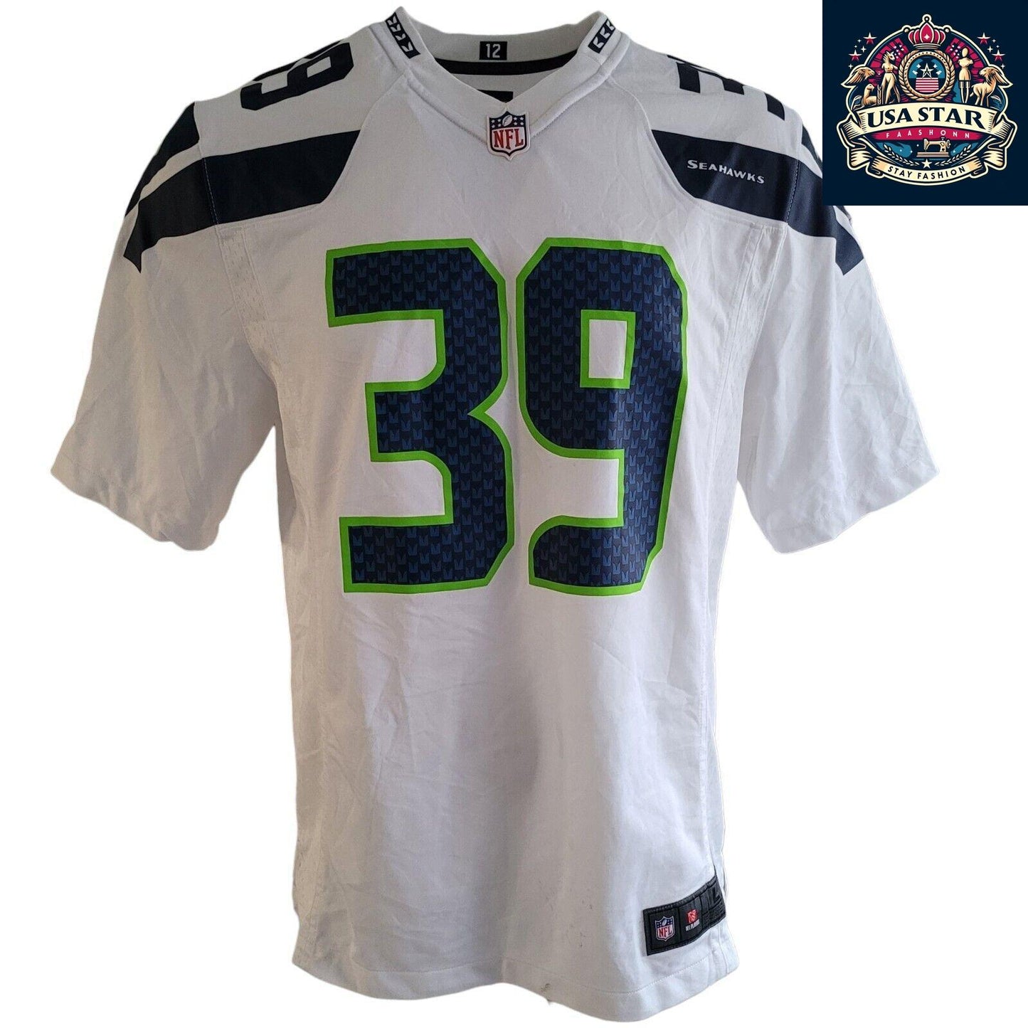 Seattle Seahawks Jersey Browner #39 Authentic Nike Men’s Jersey - High-Quality & Comfortable Fit - USASTARFASHION