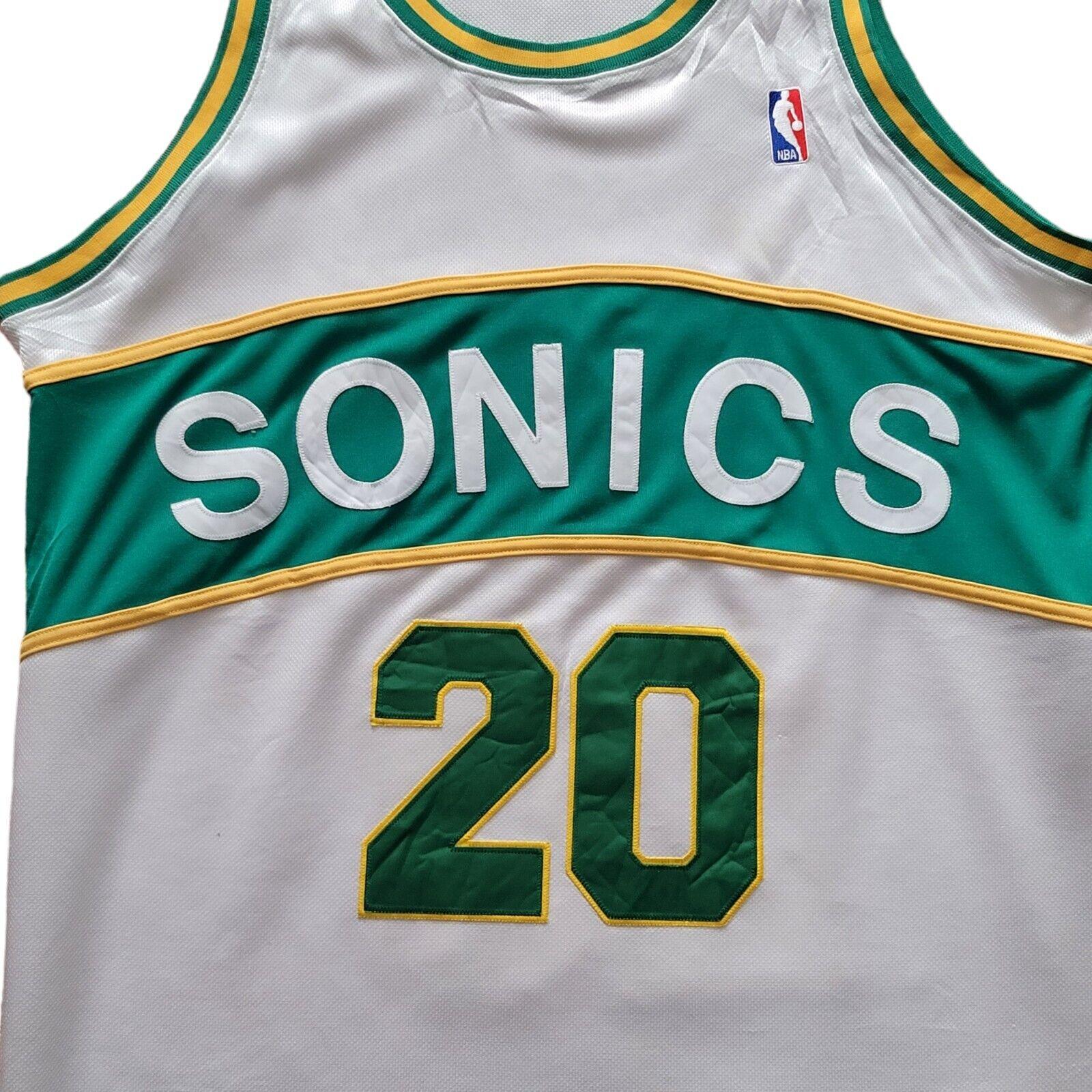 Mitchell & Ness Gary Payton #20 Seattle SuperSonics NBA Jersey 1983-94 Size 54 USA-USASTARFASHION