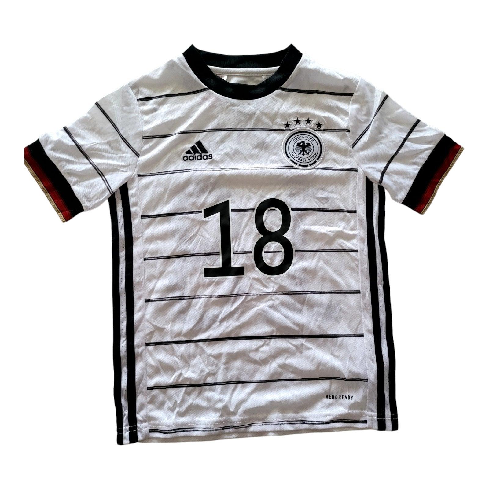 Germany National Team 2021 Home Shirt by Adidas - Youth Size 9-10Y/140 - Nela #1-USASTARFASHION