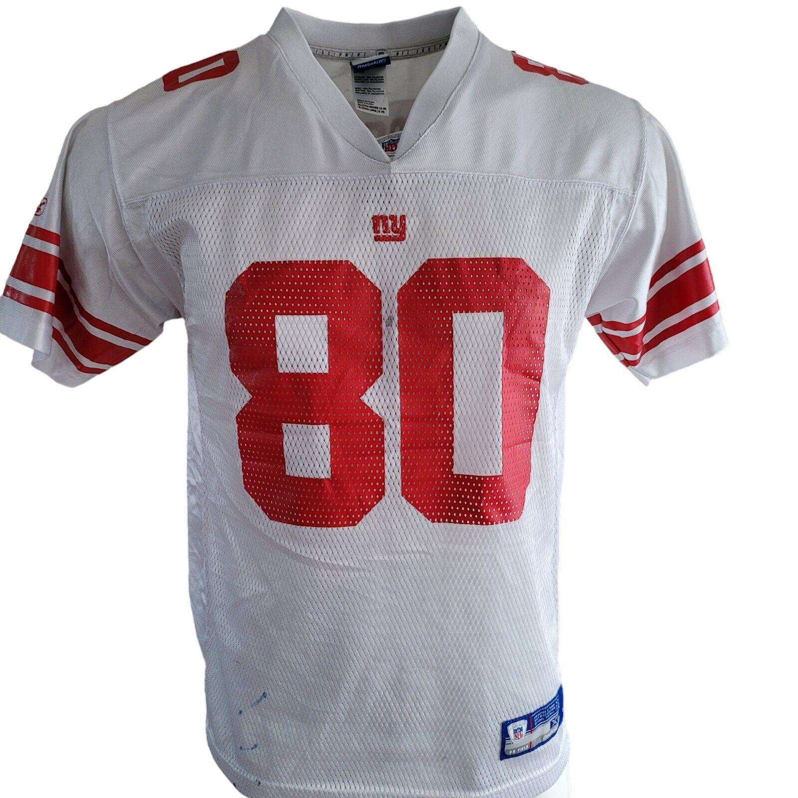 Reebok NFL New York Giants #80 Jeremy Shockey Youth XL Jersey-USASTARFASHION