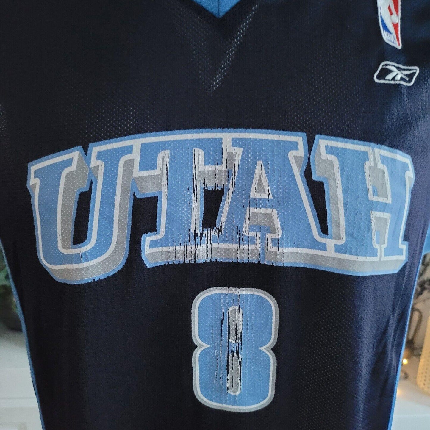 Deron Williams #8 Utah Jazz Basketball Jersey - Size M (NBA)-USASTARFASHION