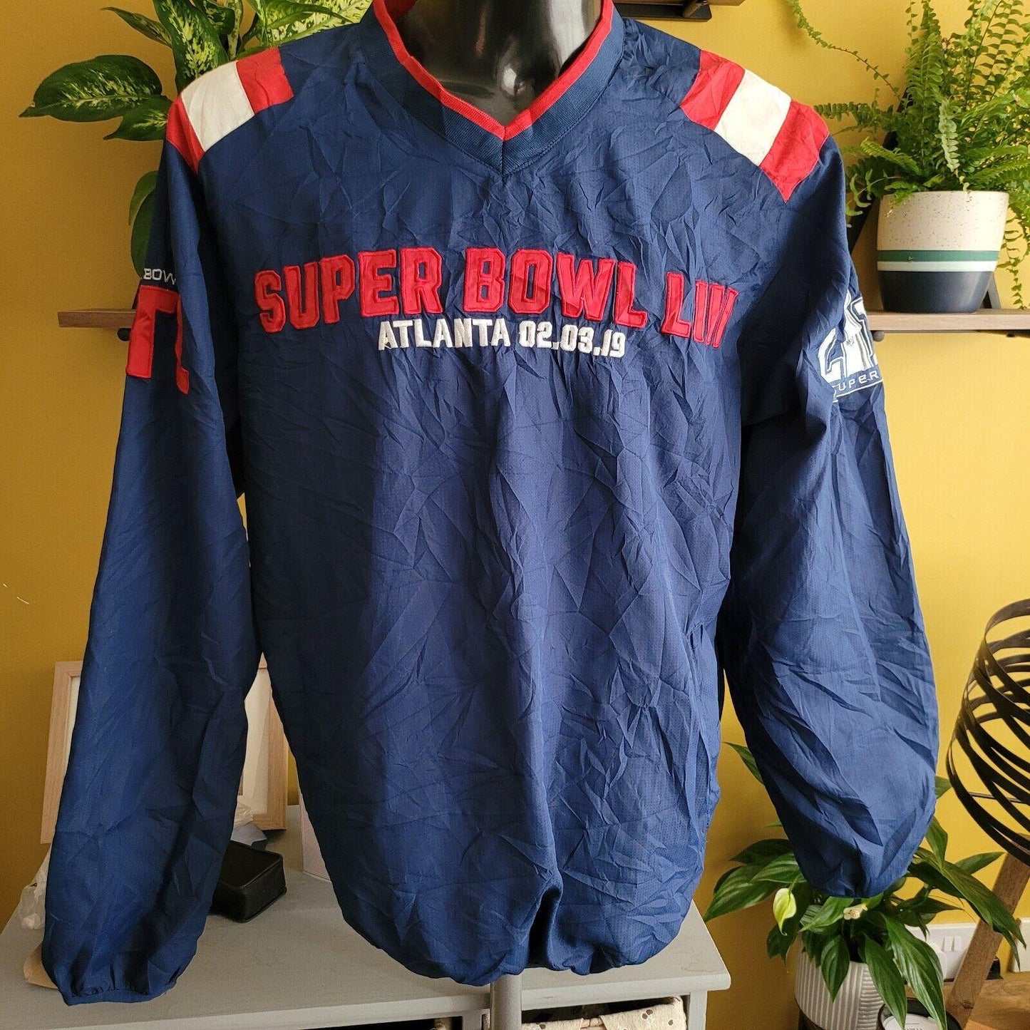 NFL G-III Apparel Super Bowl LIII Atlanta '19 Size L Windbreaker-USASTARFASHION