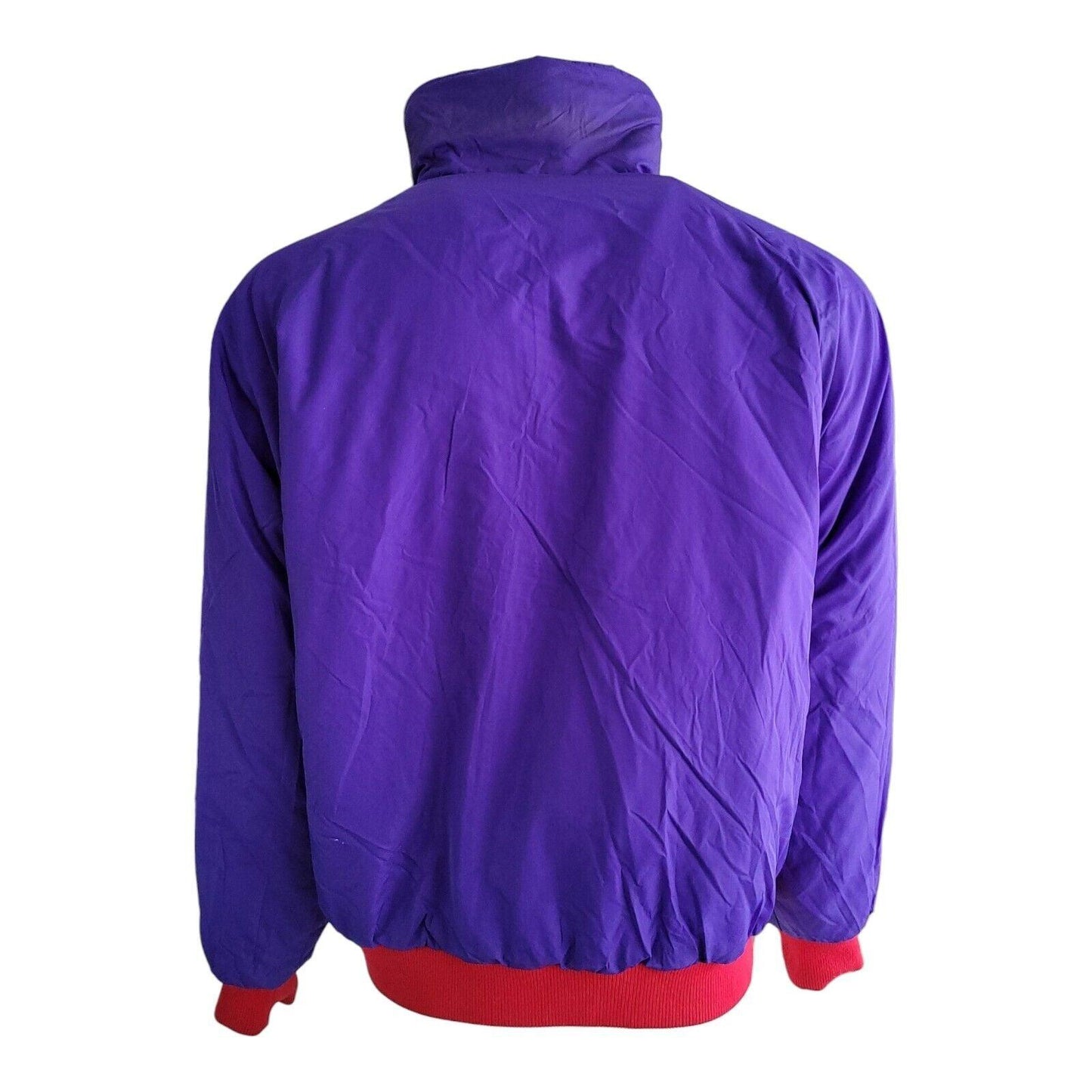 COLUMBIA Reversible Bomber Jacket XL Blue/Red Insulated Warmth-USASTARFASHION