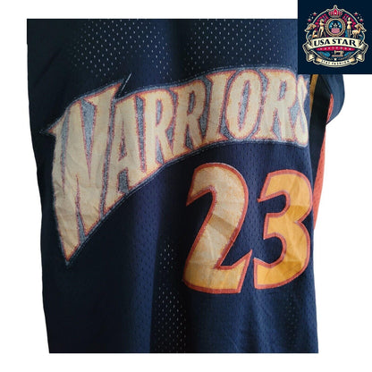 90's Jason Richardson #23 Golden State Warriors Nike Jersey XL - Vintage Sports Apparel in Navy - USASTARFASHION